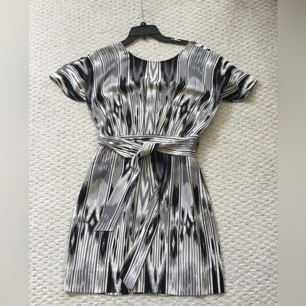 Etcetera Ikat print 100% silk dress